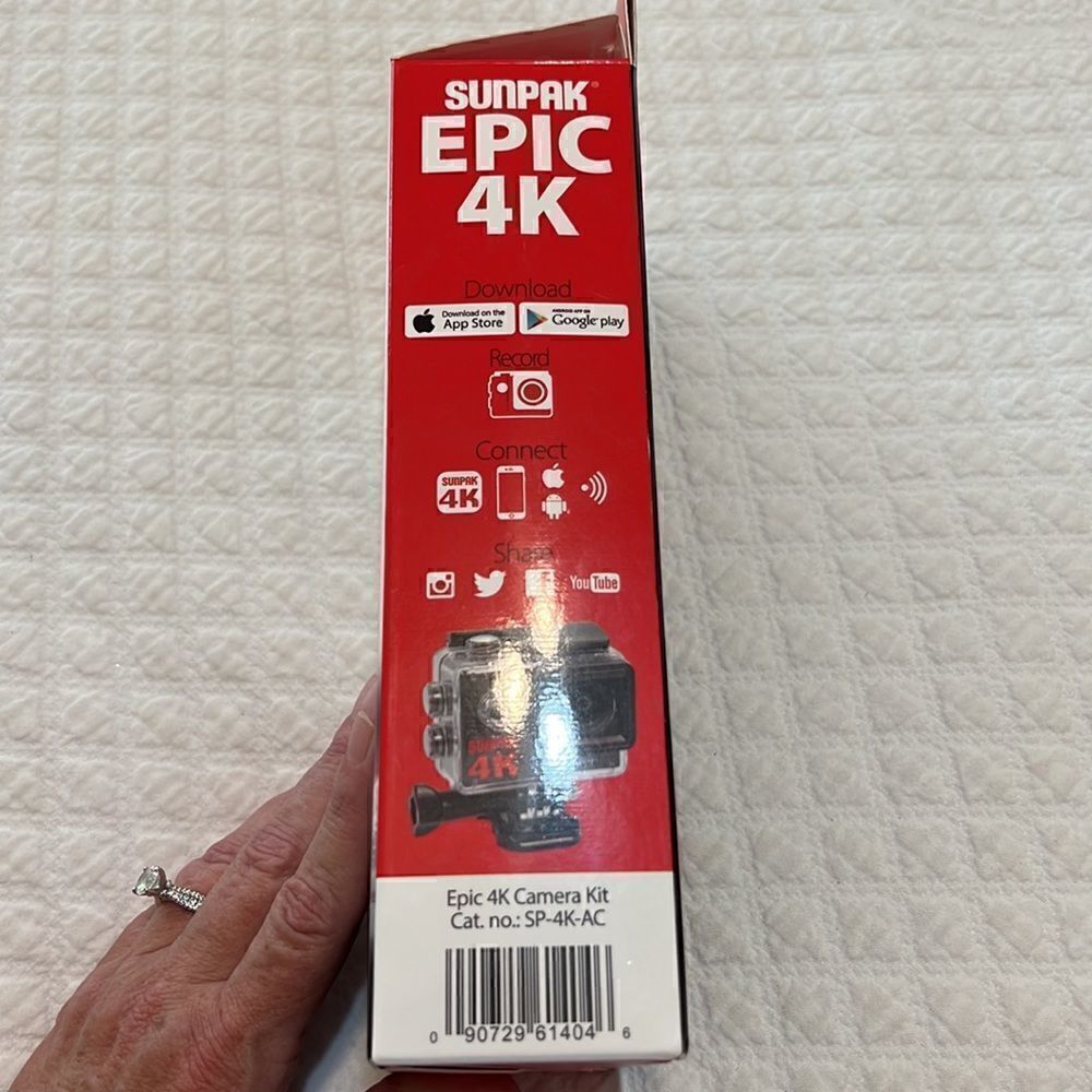 Sunpak Epic 4K HD Wi-Fi Waterproof Action Camera - NIB - Picture 2 of 4